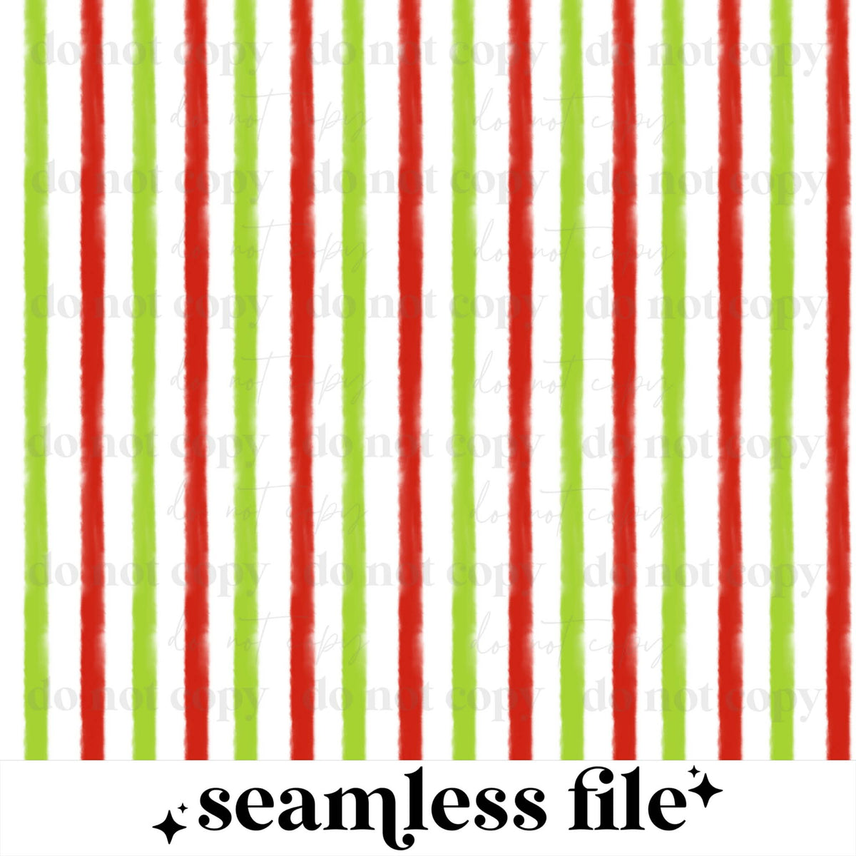 Red & Green Stripes Seamless