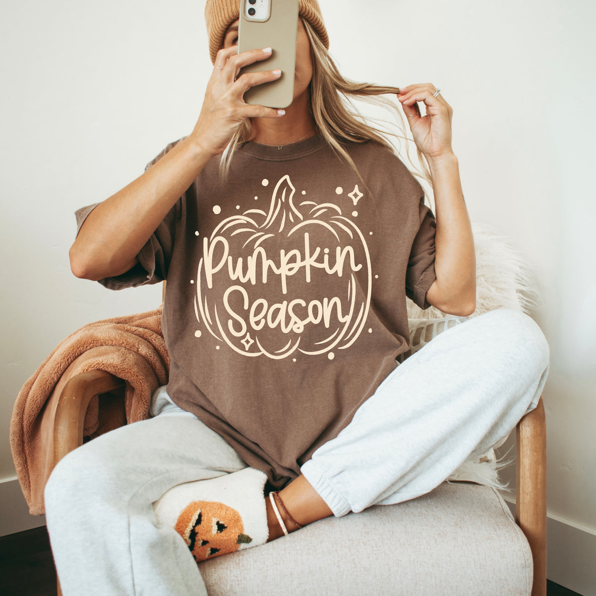 Pumpkin Season Single Color PNG