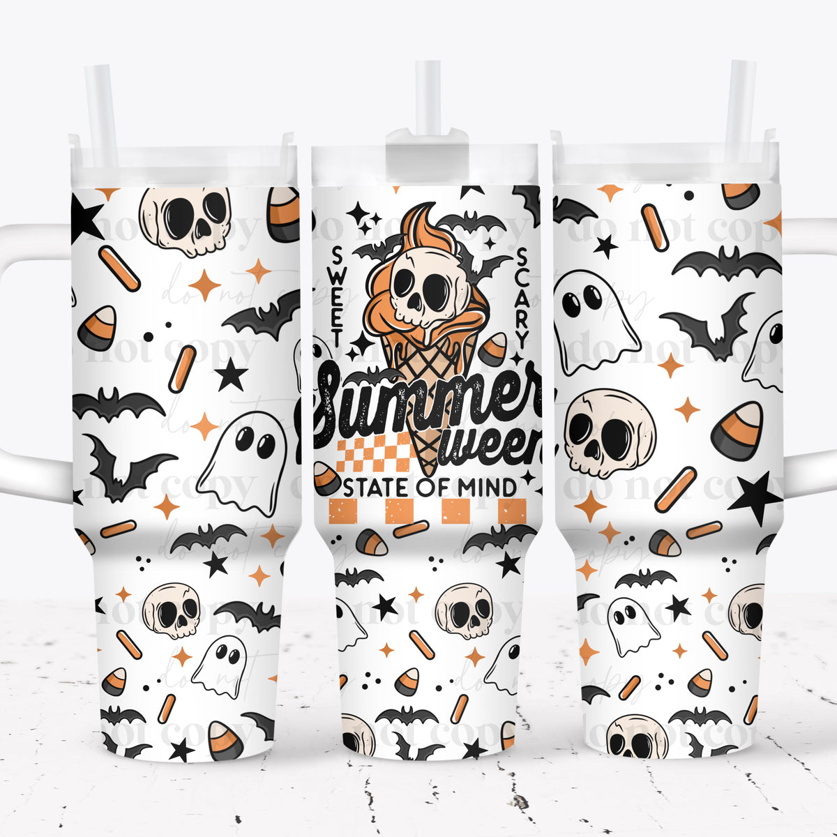 Summerween 40 Oz Wrap