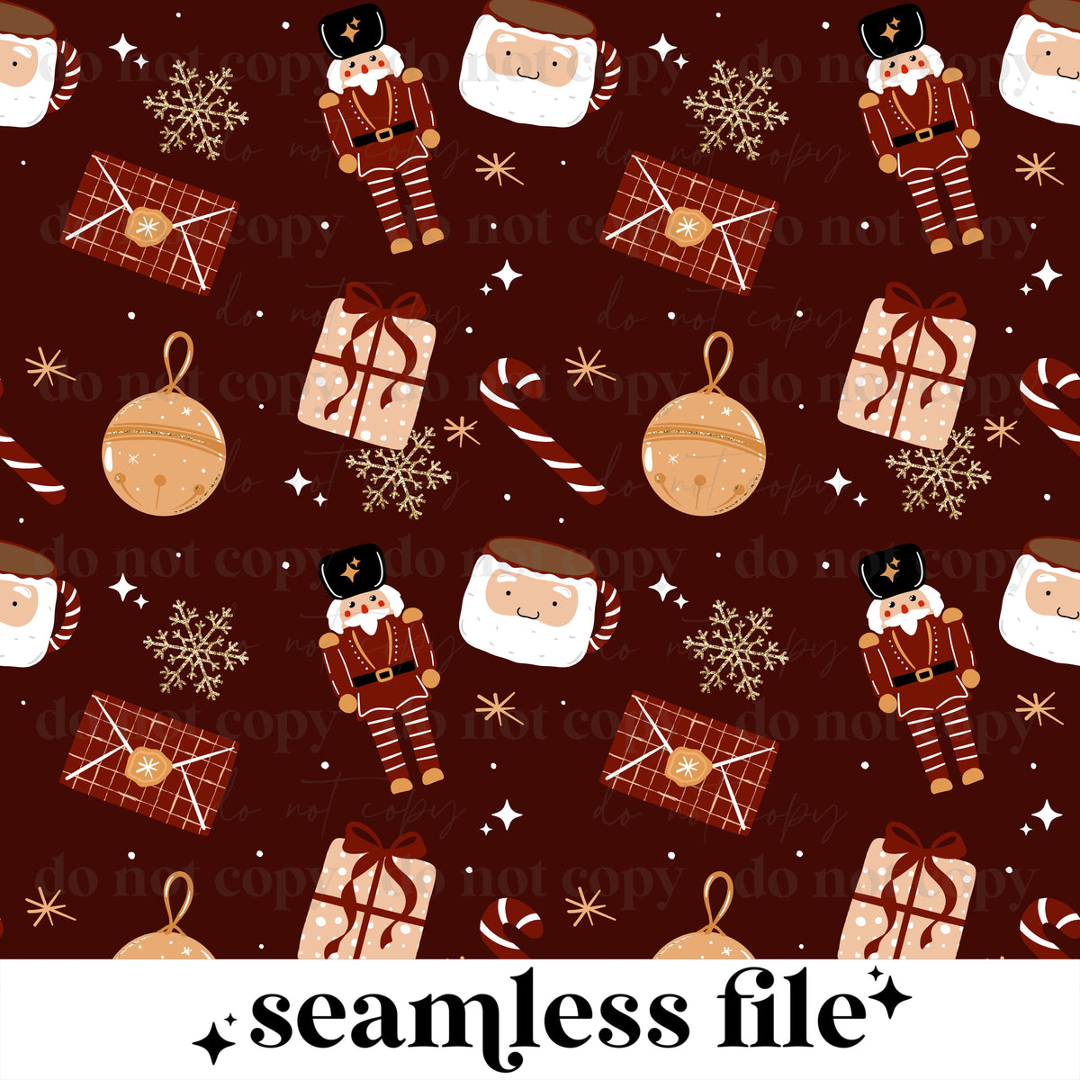 Tis the season nutcracker Seamless