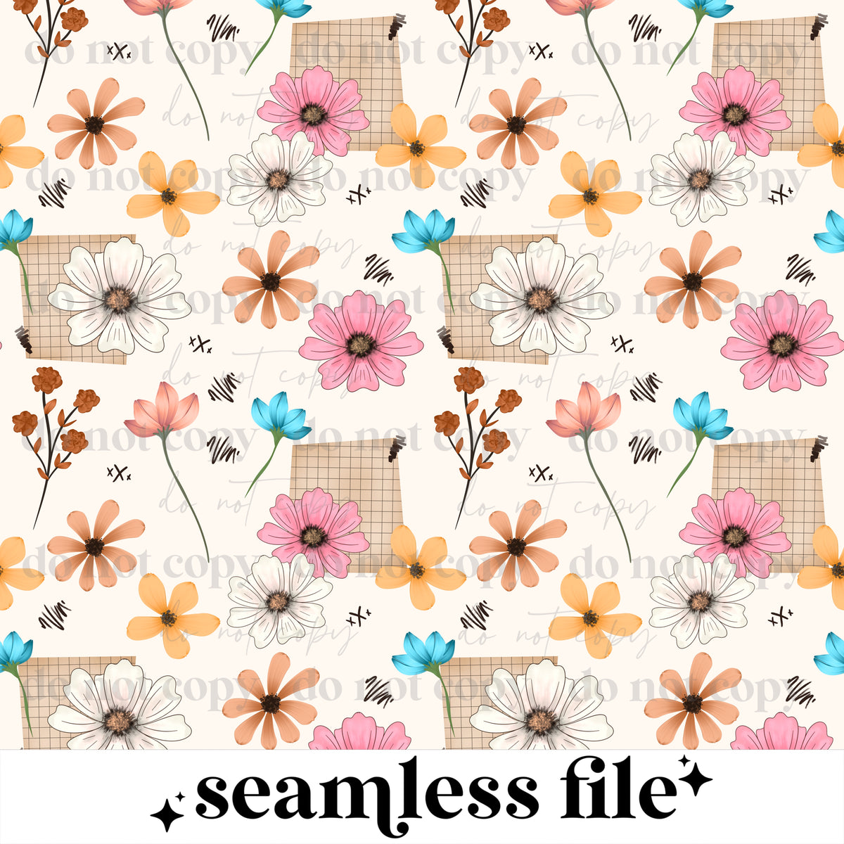 Flowers Seamless