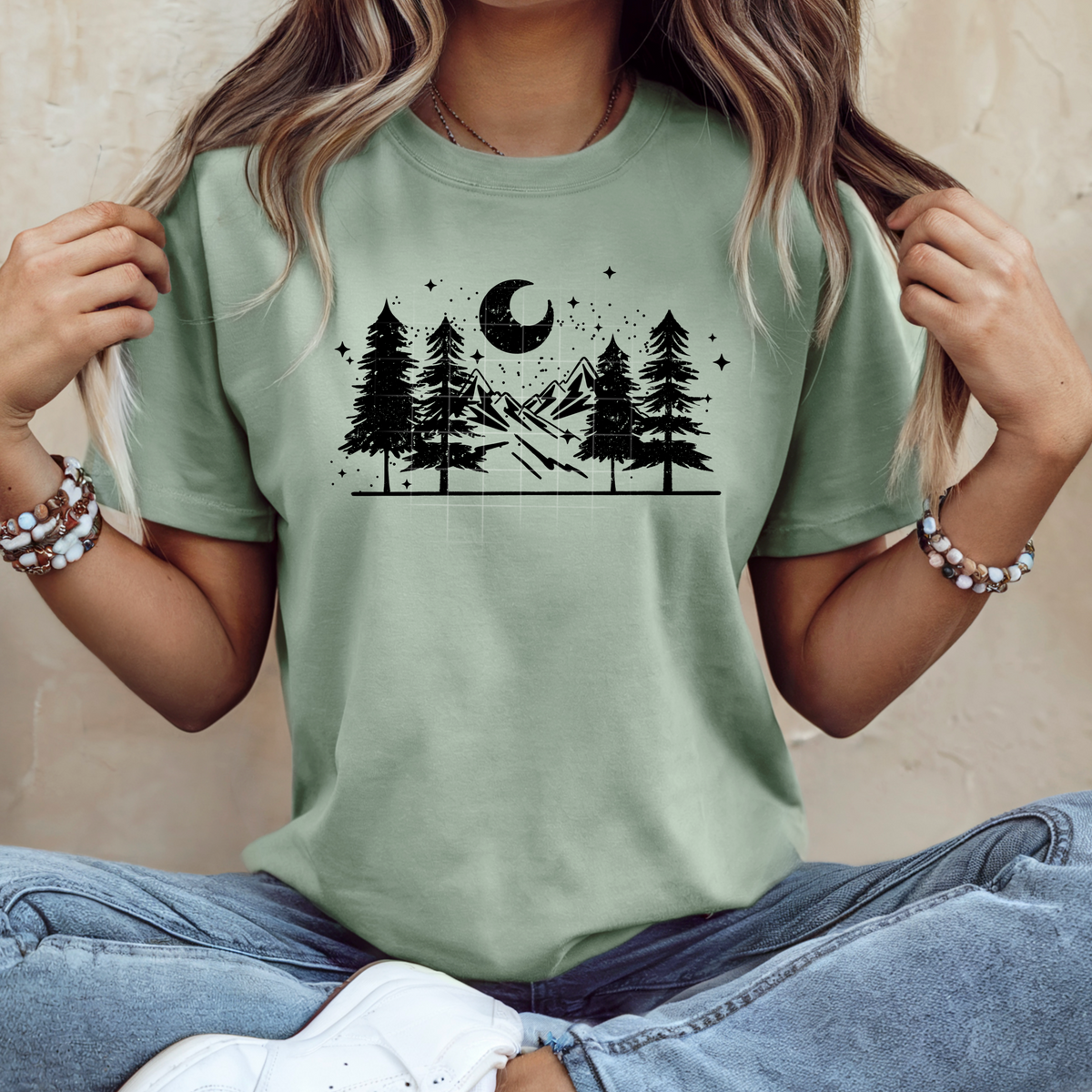 Tree Line Single Color PNG