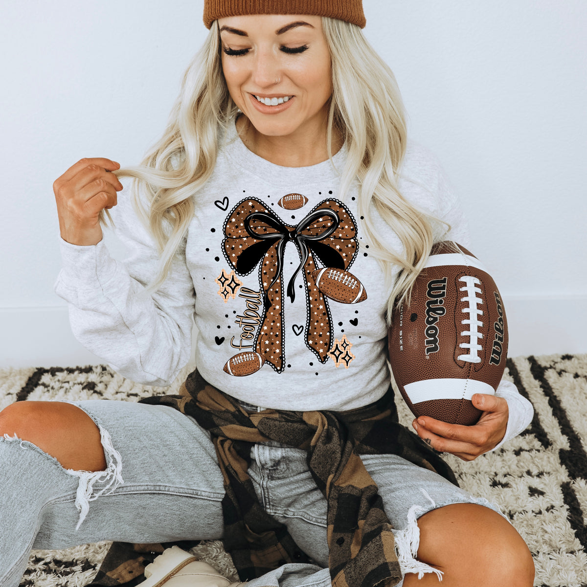 Football Bow PNG