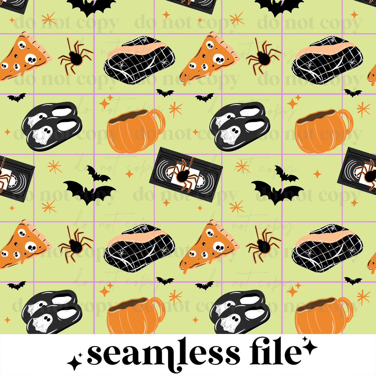 Spooky Movie Marathon Seamless