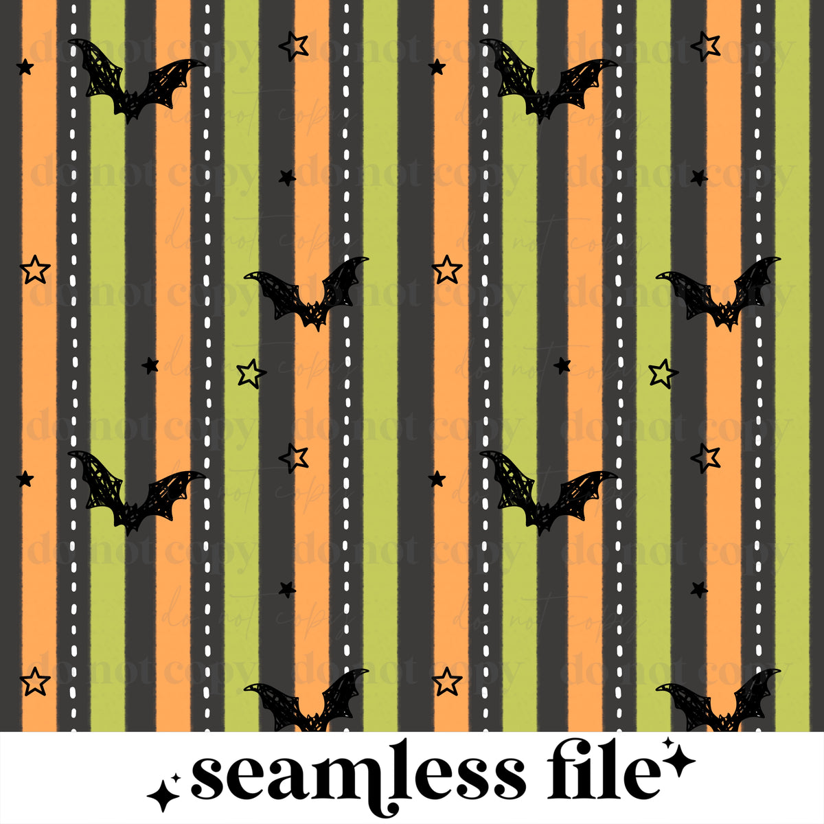Stripe Bat Seamless