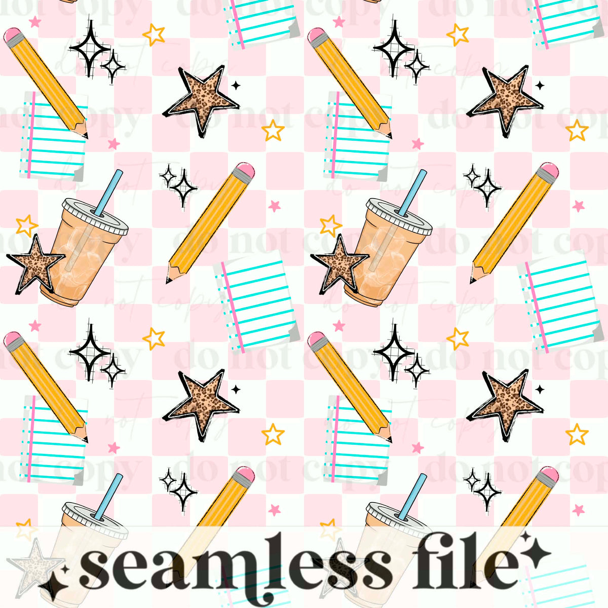 Teacher Coffee Seamless
