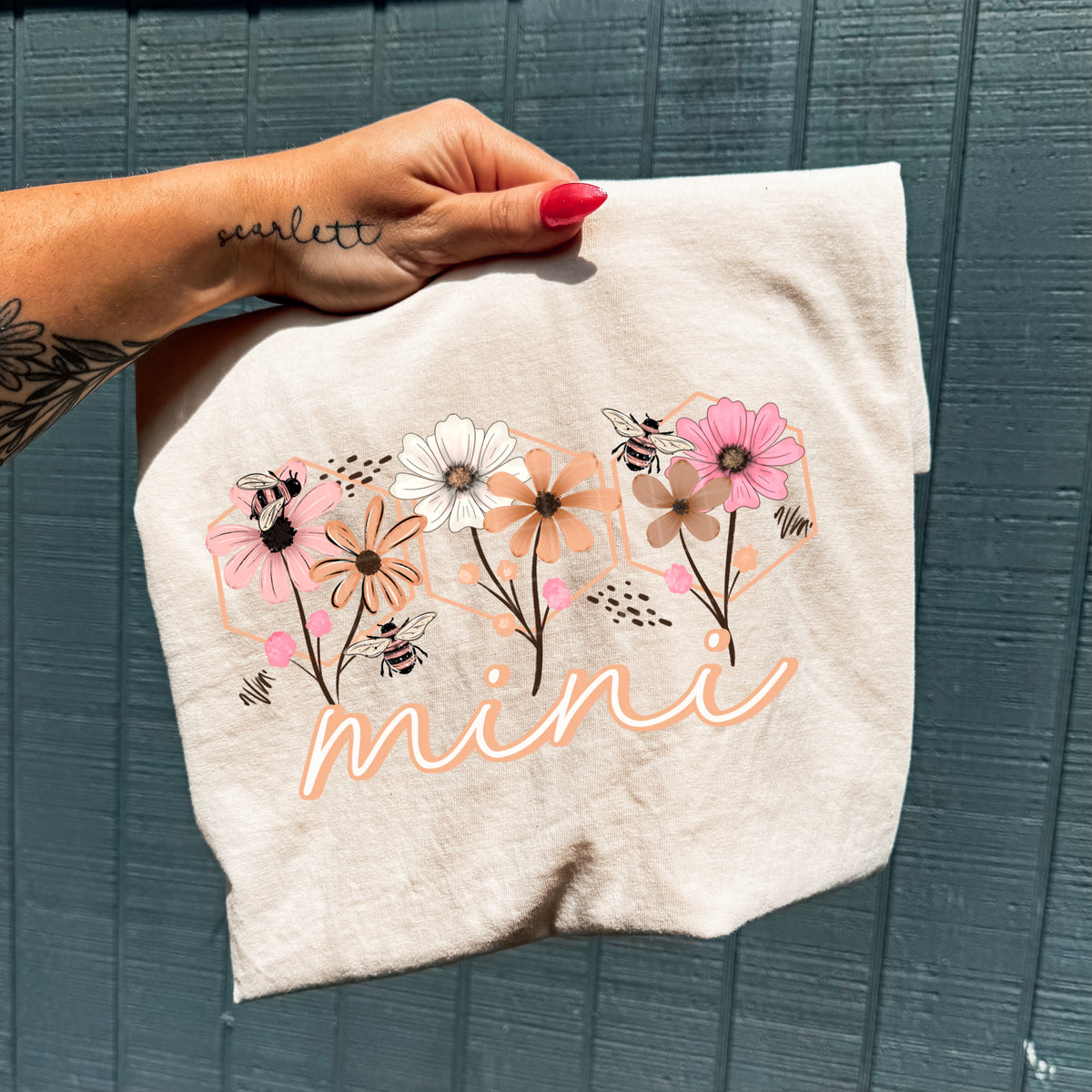 Mini Floral Homeycombs PNG