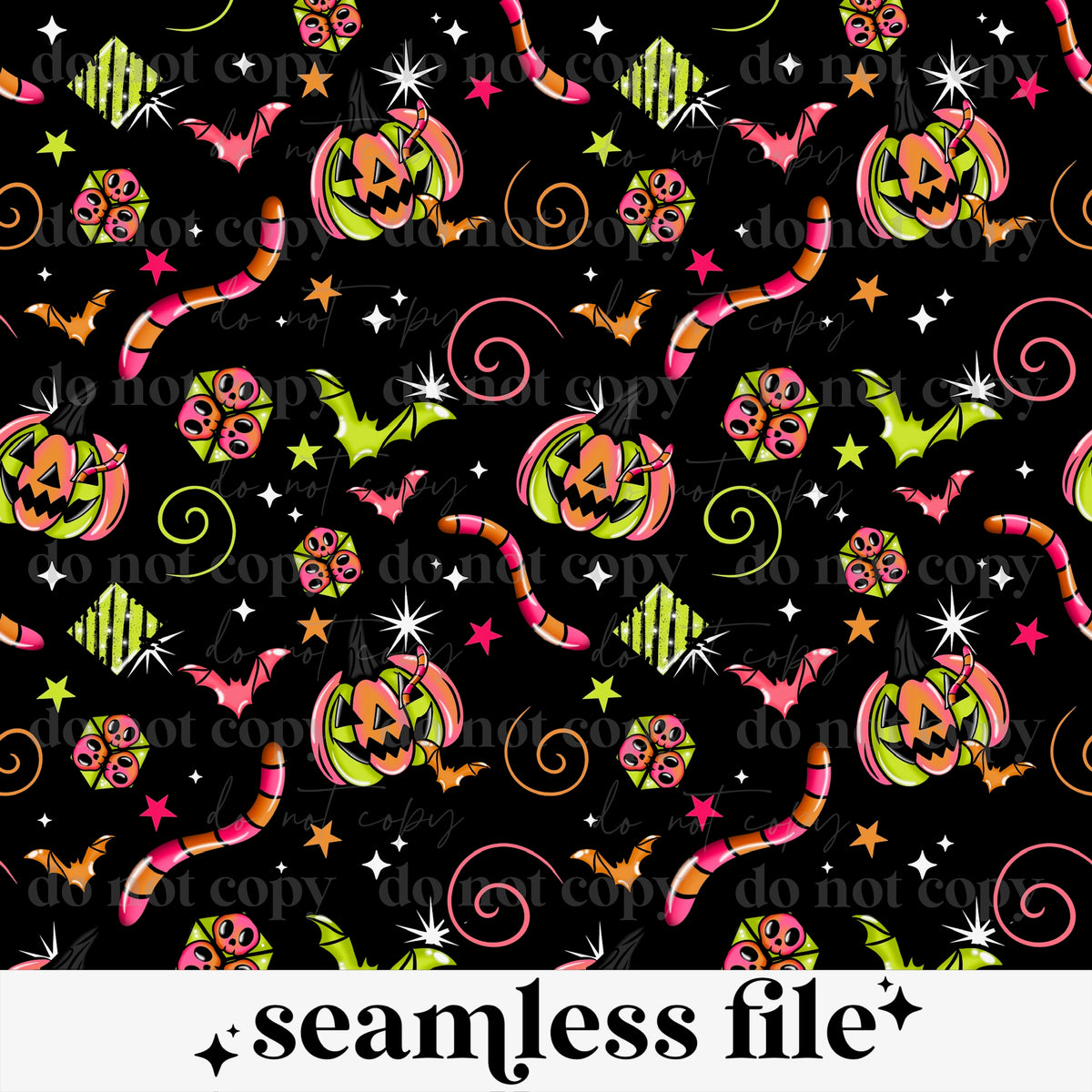 Spooky Vibes Seamless