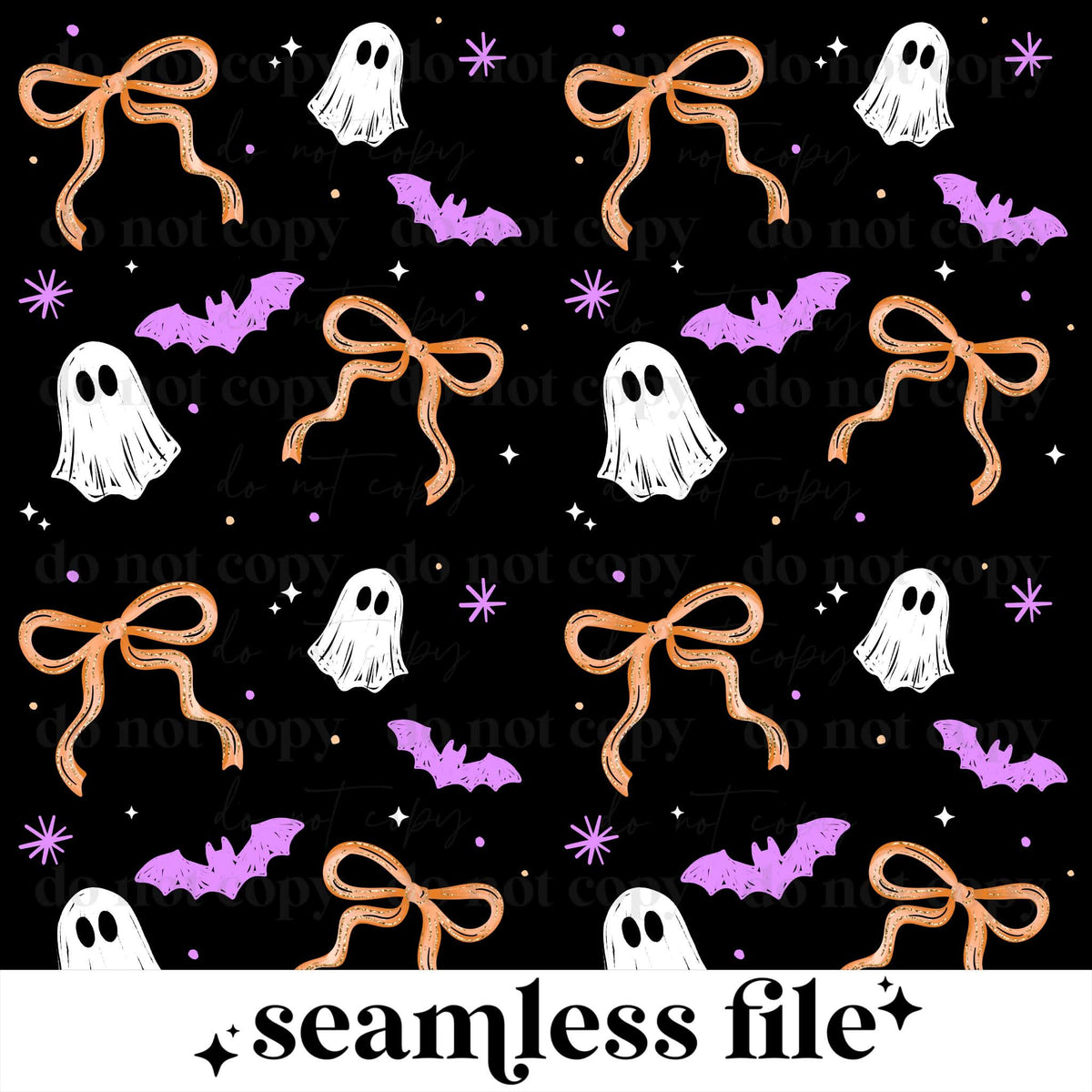 Ghost Bow Seamless