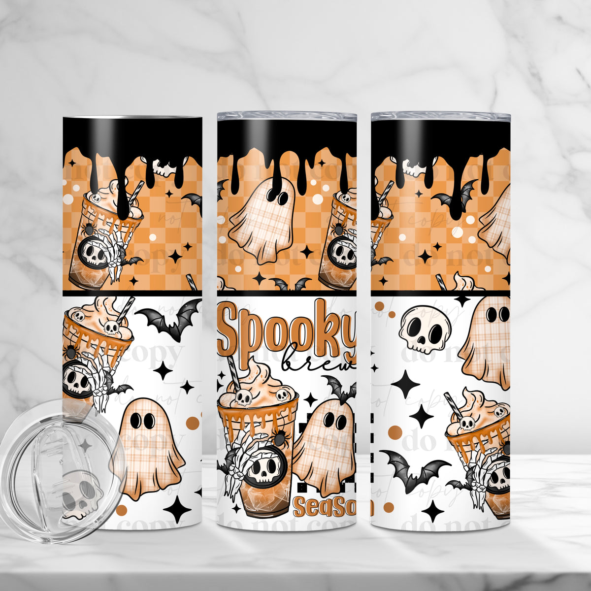 Spooky Brew Season Tumbler Wrap