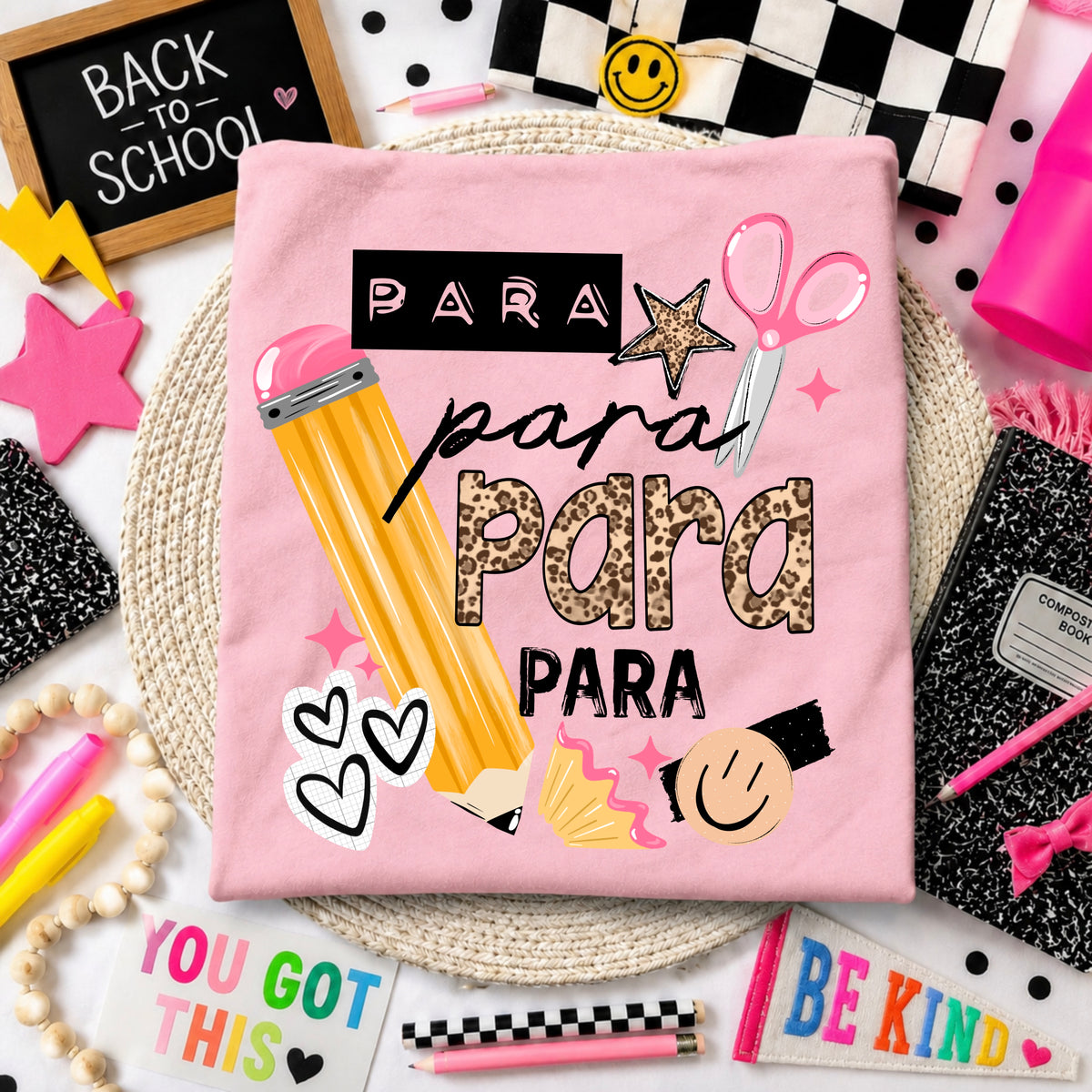 Para leopard and pink PNG