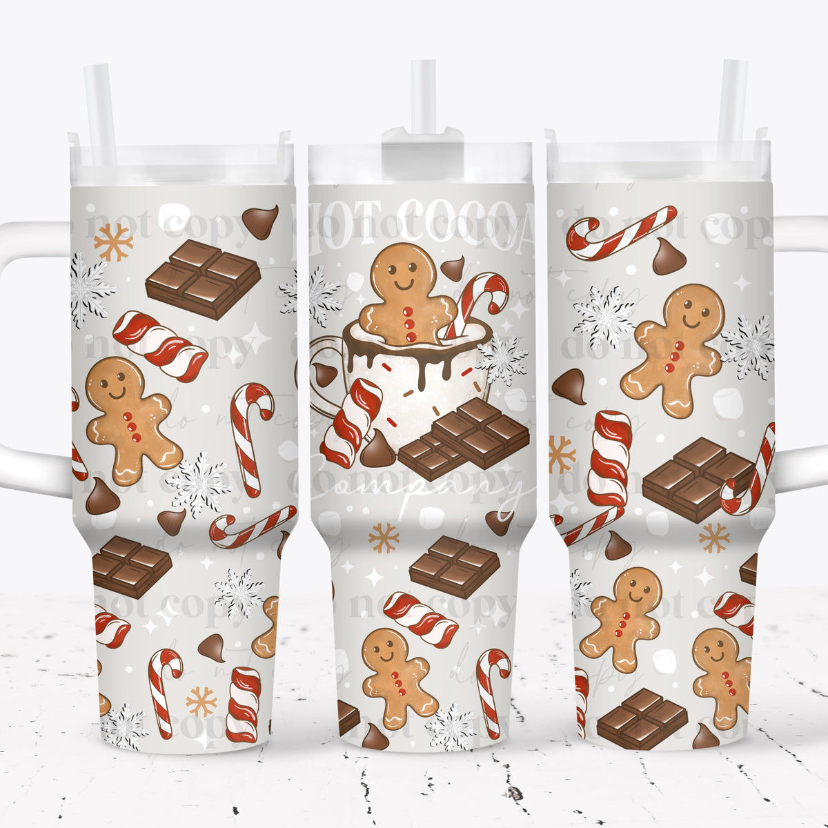 Hot Cocoa Company 40oz Tumbler Wrap
