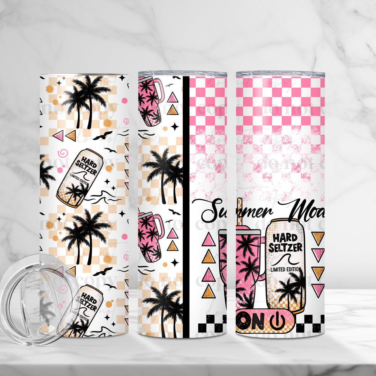 Summer Mode Tumbler Wrap