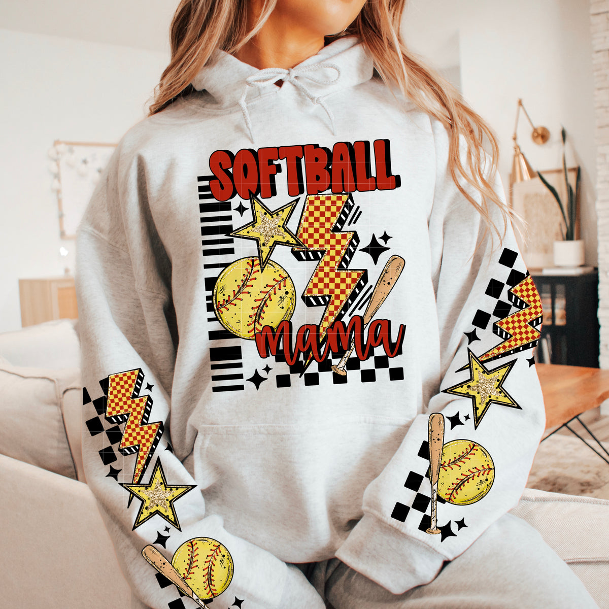Softball (w/ and w/out mama) w/ Sleeves PNG