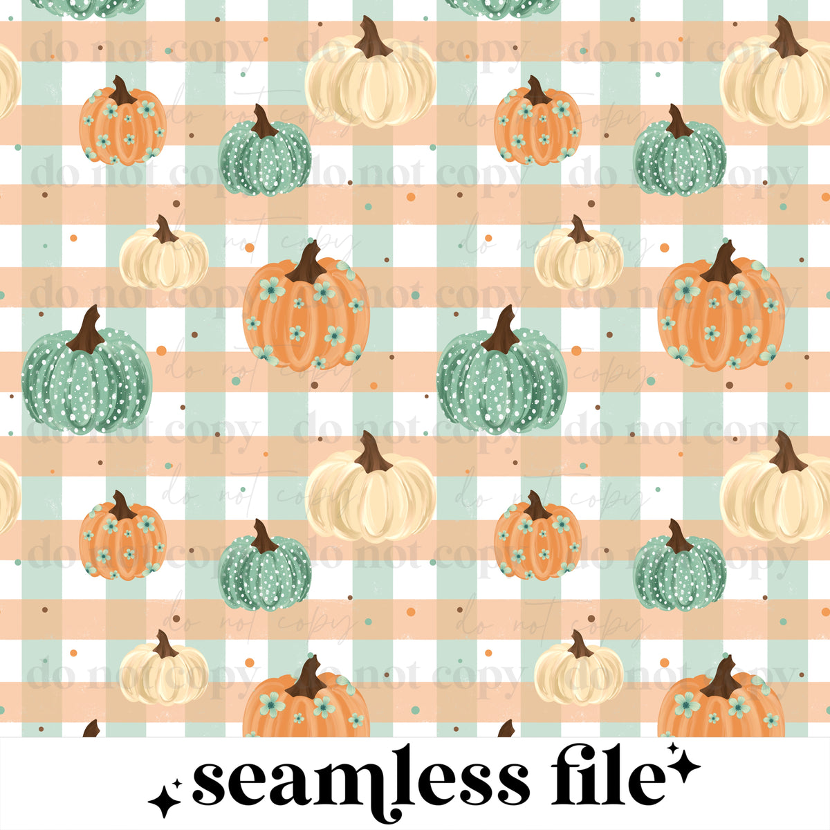 Hello Pumpkin Seamless