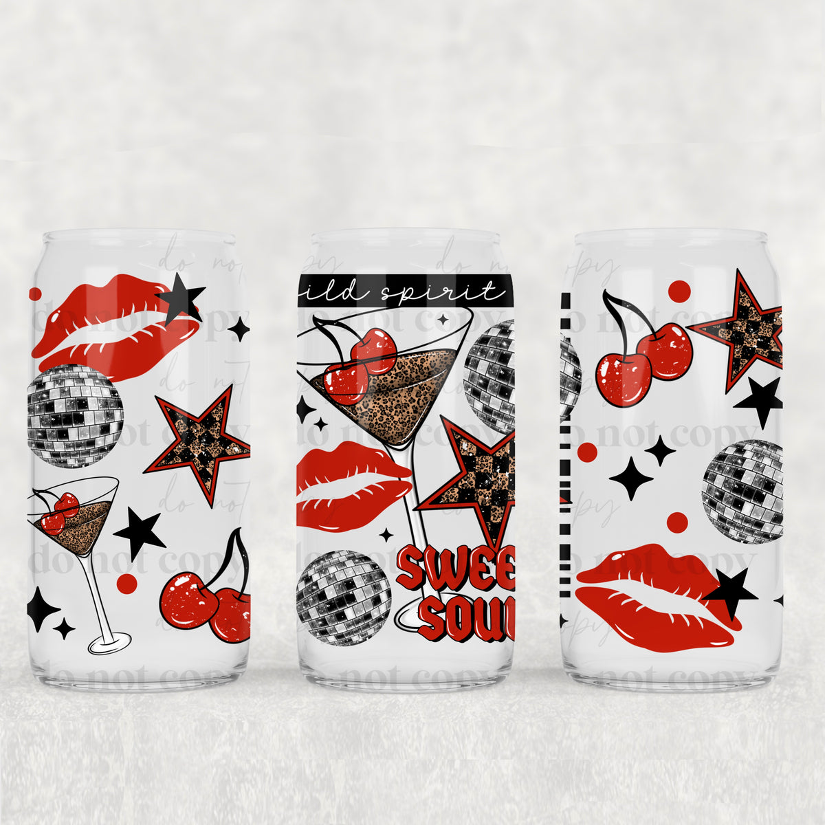 Wild Spirit 16oz Glass Wrap