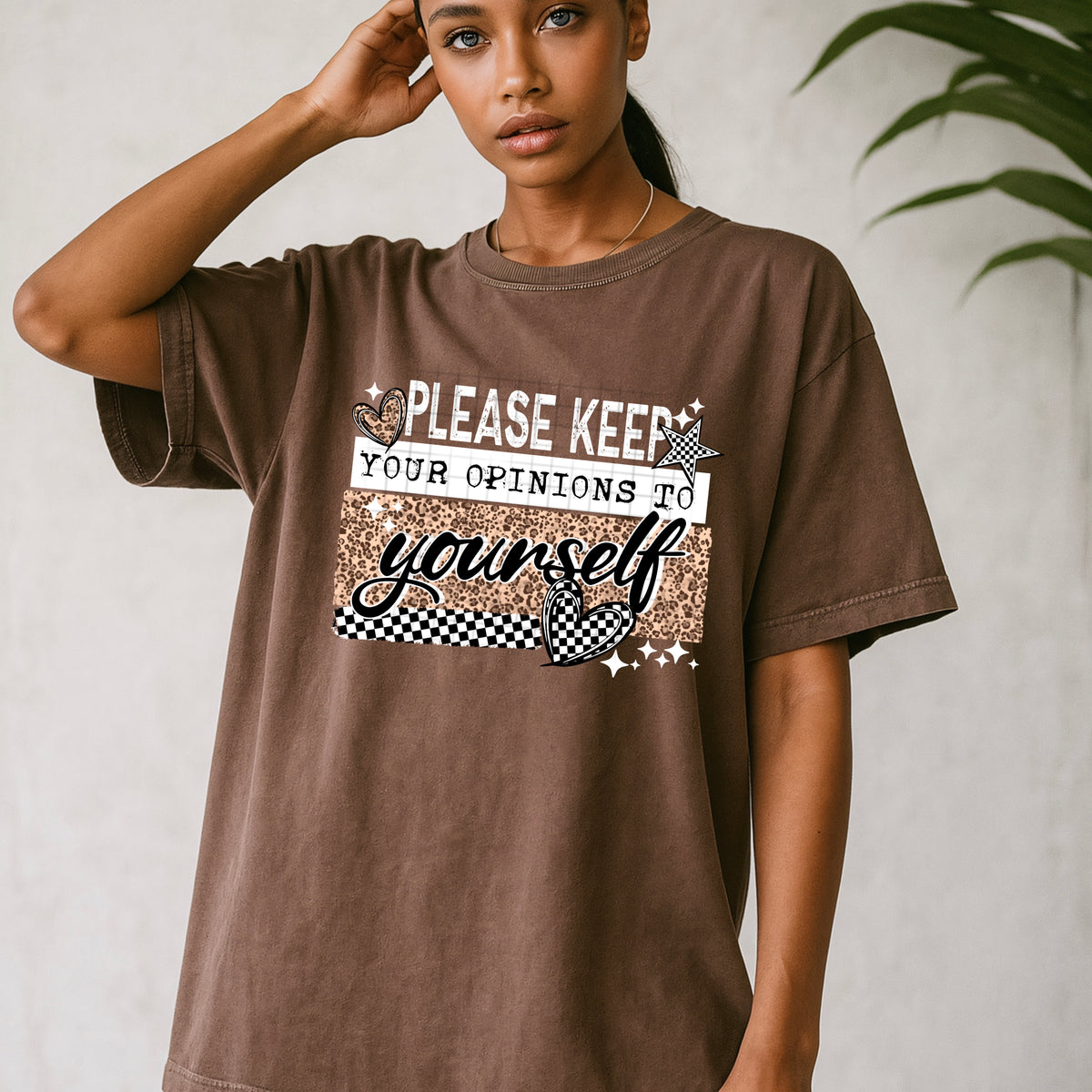 Keep Your Opinions to yourself PNG