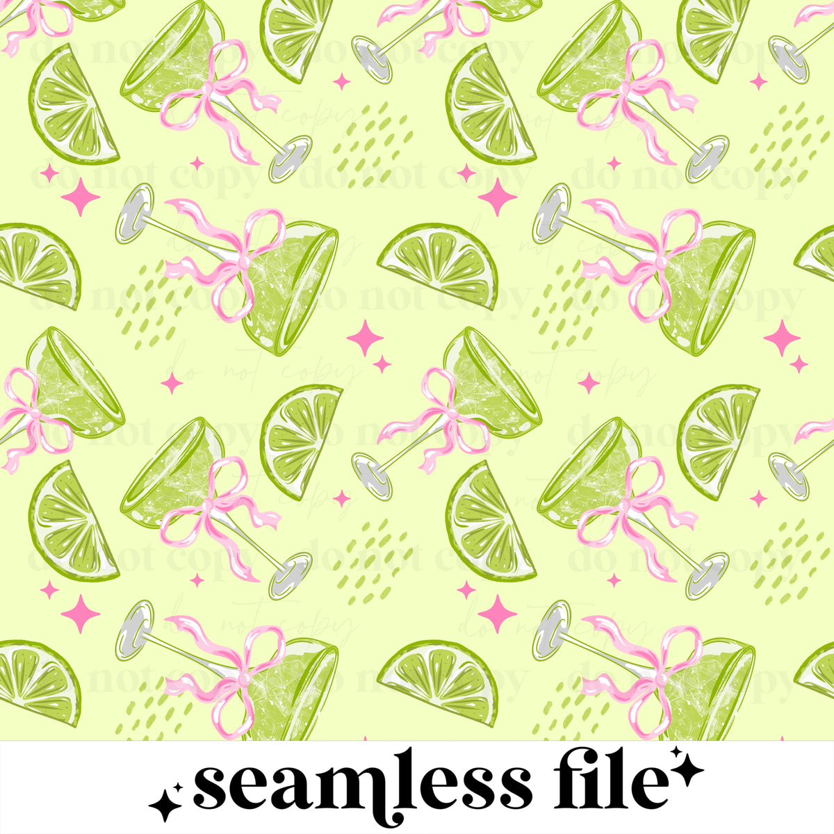 Margarita Bows Seamless