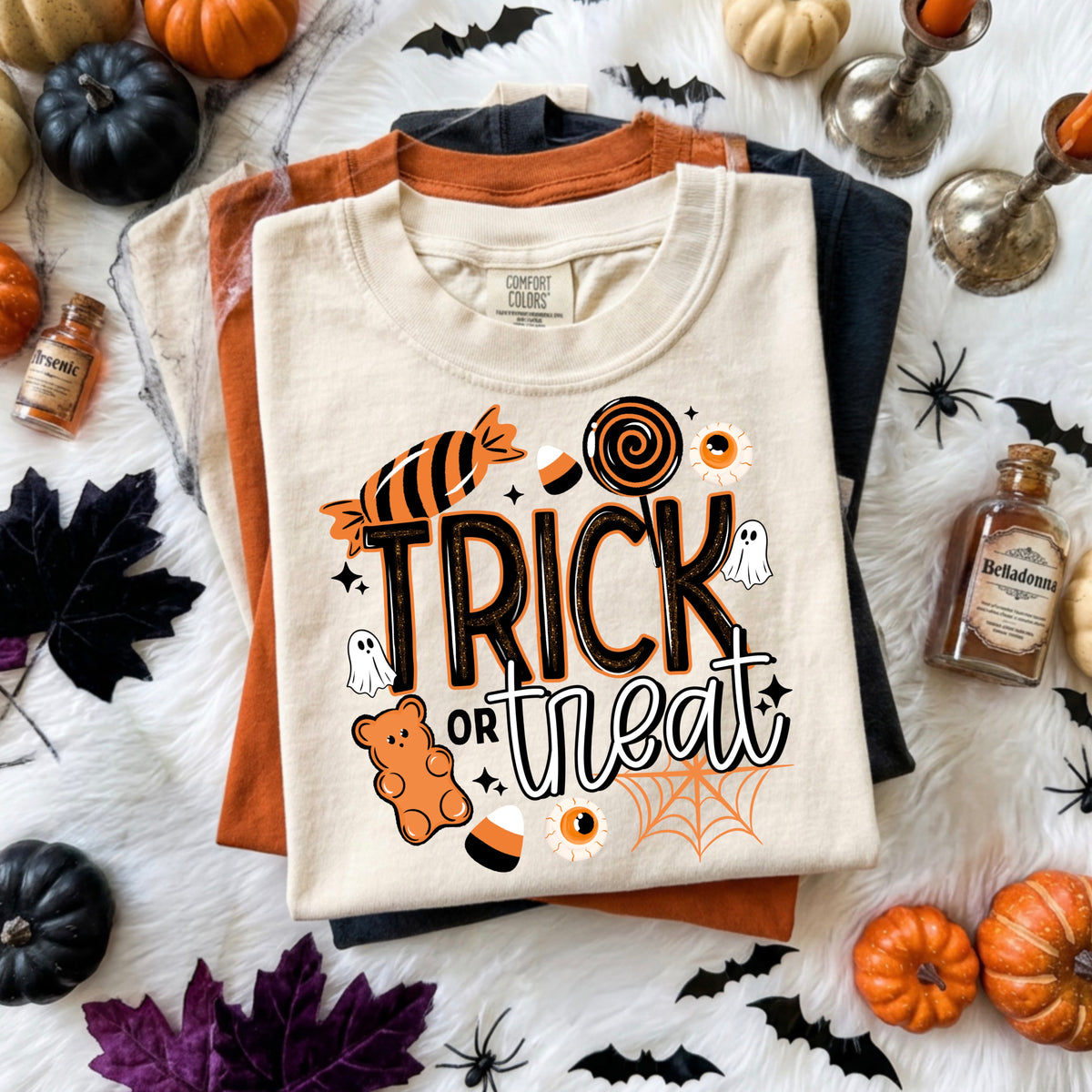 Trick or Treat w/ sleeve PNG
