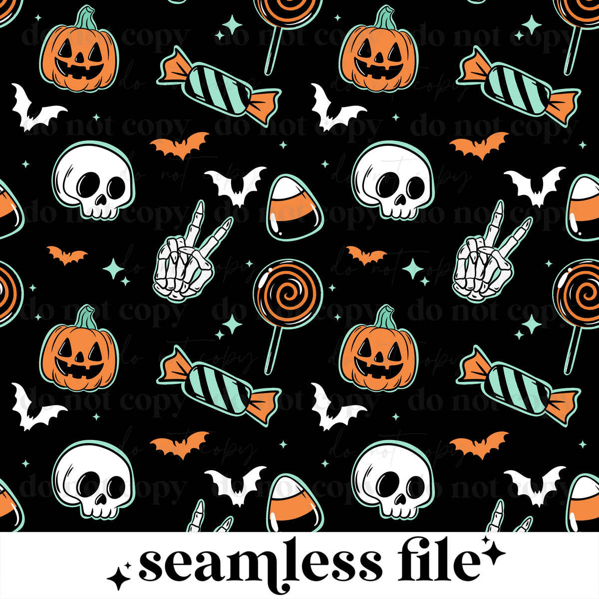 Spooky Things Seamless
