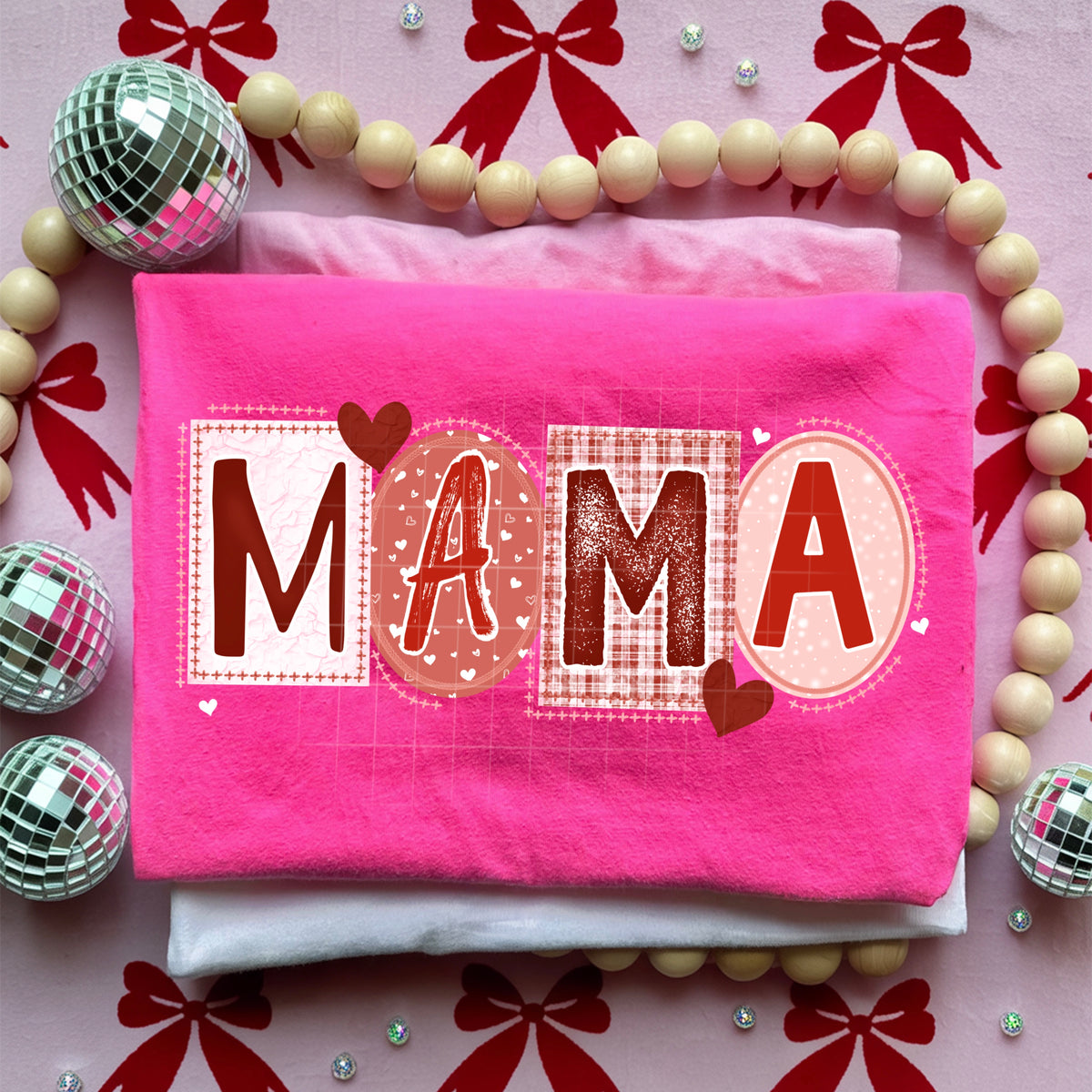 Mama mixed fonts PNG