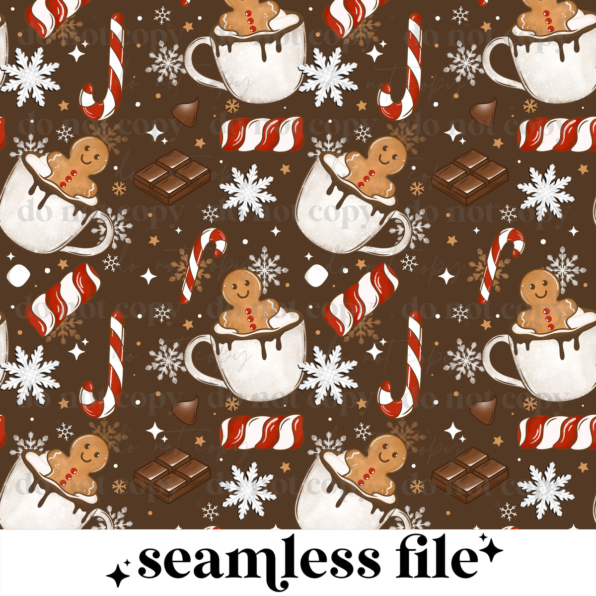 Hot Cocoa Company Seamless