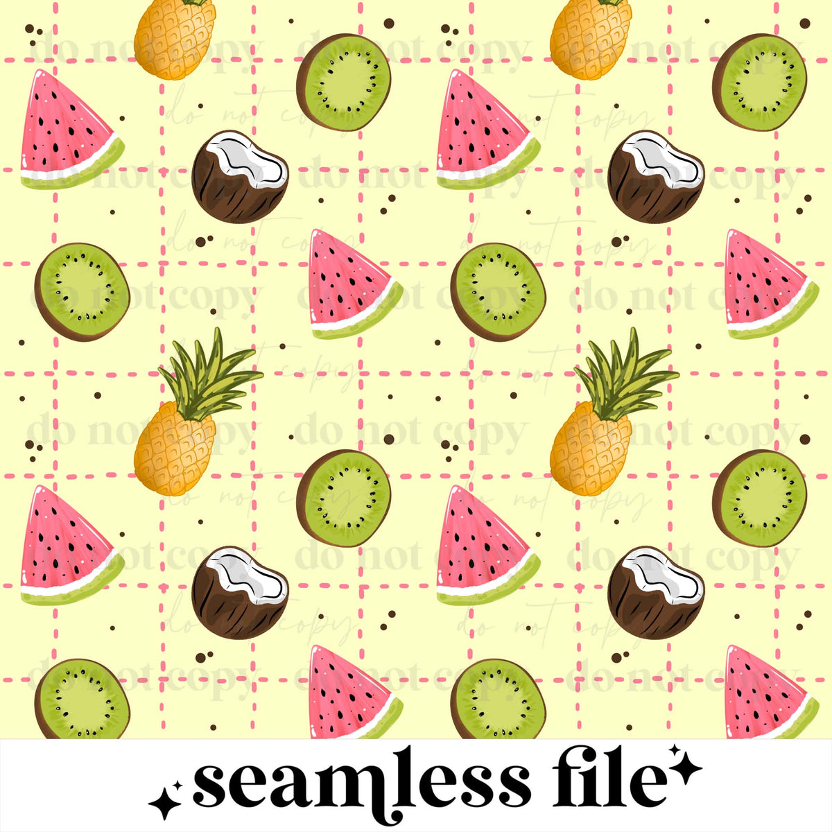 Summer Fruits Seamless
