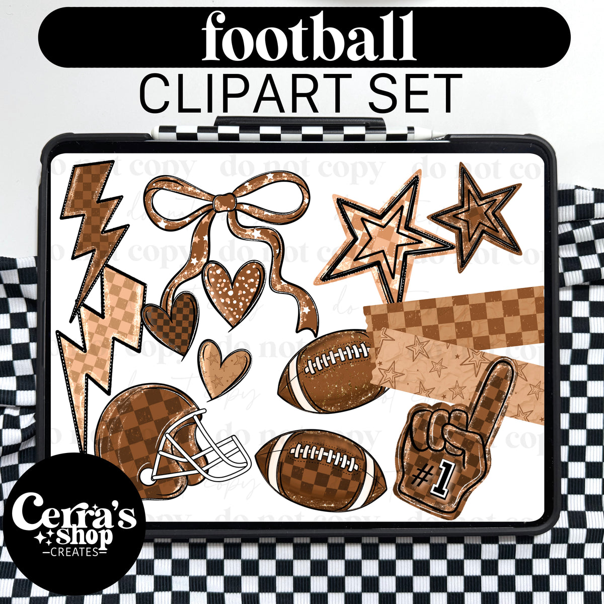 Football Clipart Set