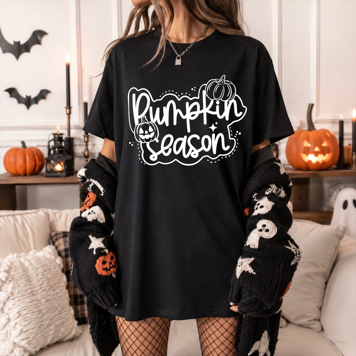 Pumpkin Season Single Color PNG