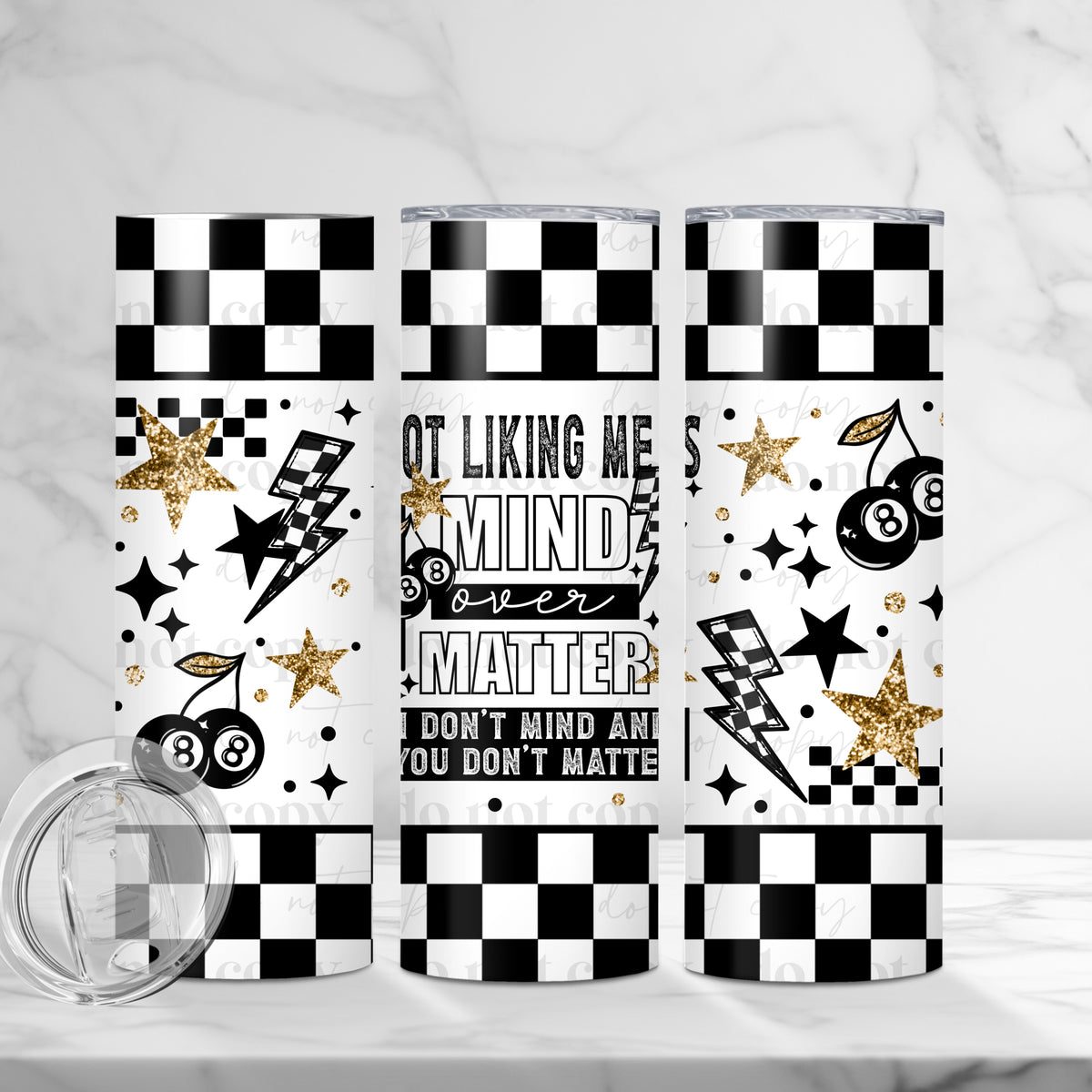 Mind Over Matter 20 Oz Tumbler Wrap