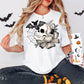 Spooky Skull Floral PNG
