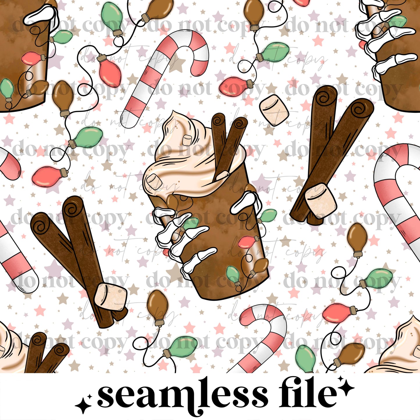 All The Christmas Things Seamless