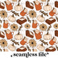 My Favorite Things Fall Seamless PNG