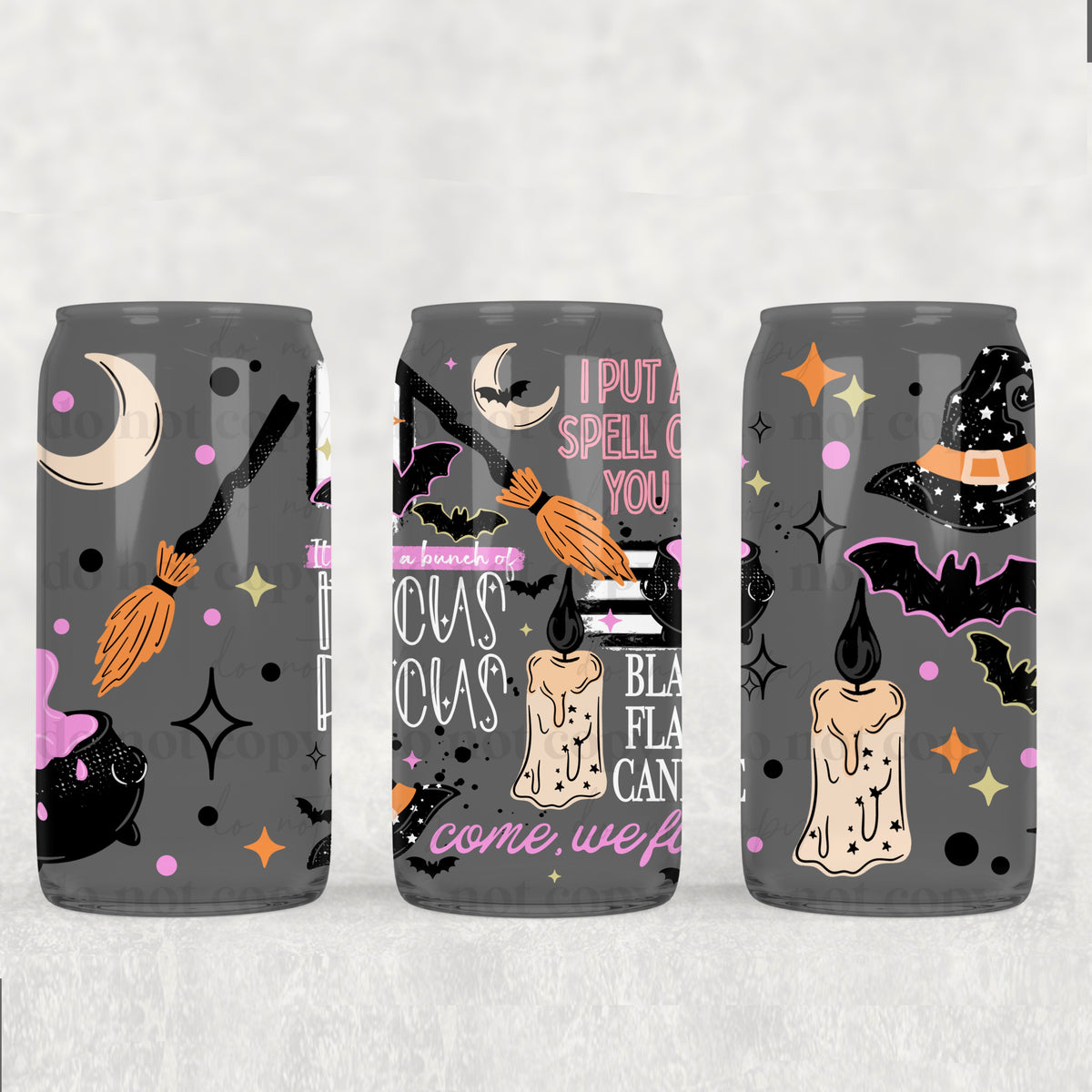 HP collage 16oz Glass Wrap