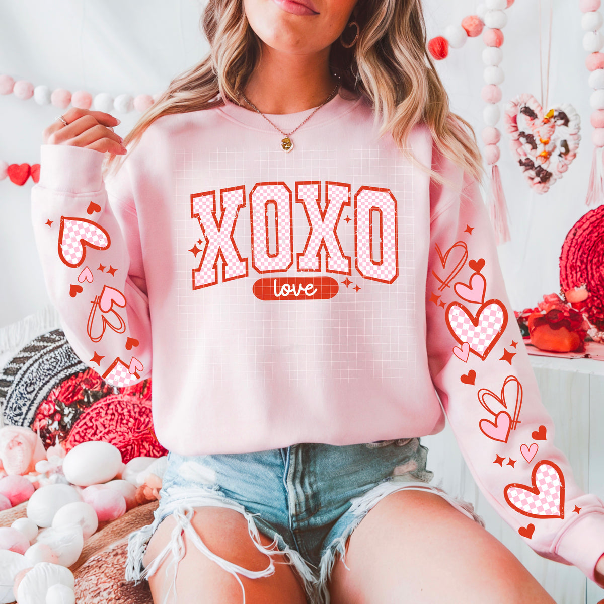 Xoxo Love Checker w/ Sleeves PNG