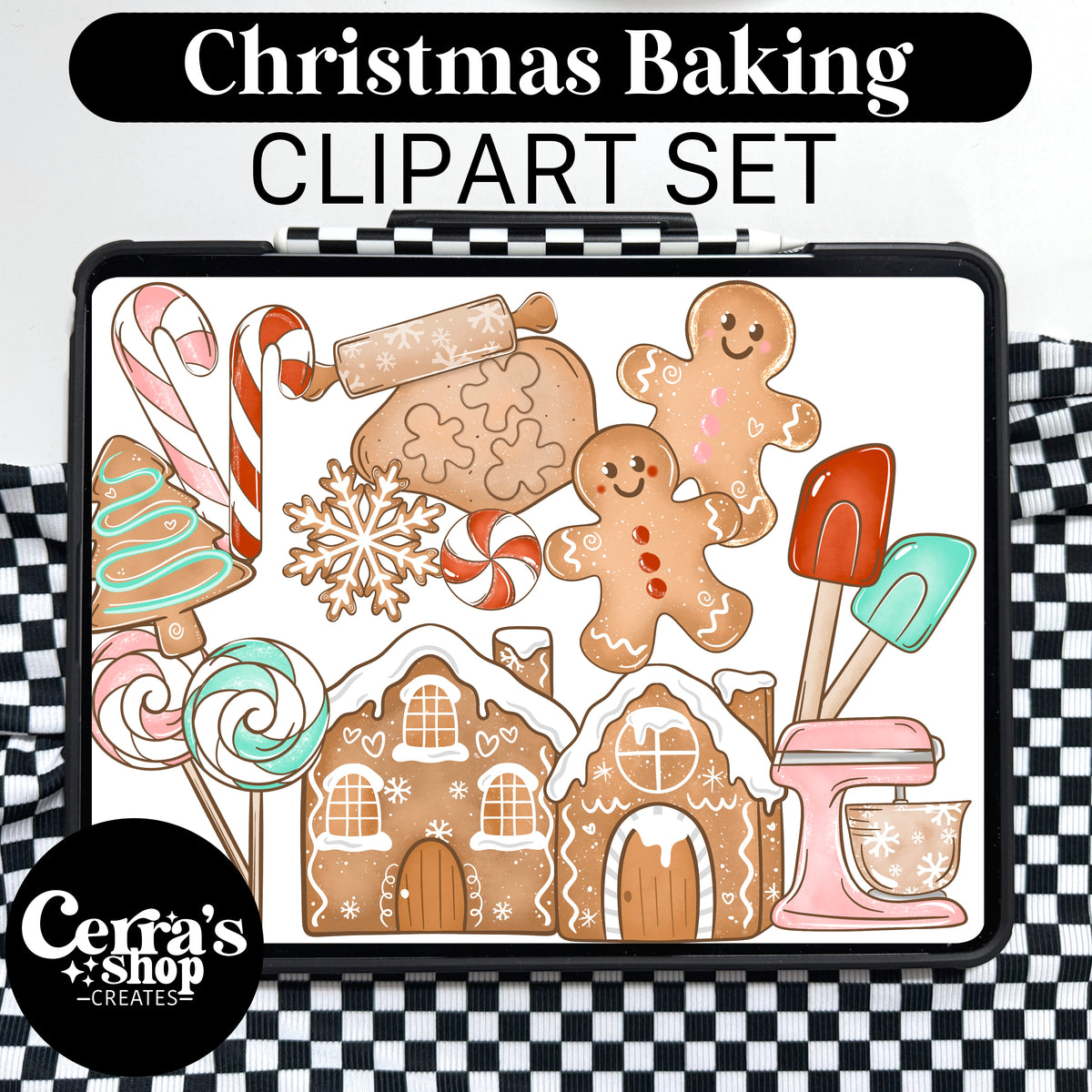 Christmas Baking Clipart Set