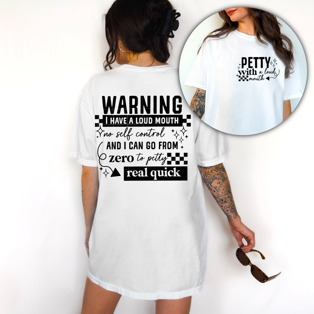 Loud mouth and petty Single color