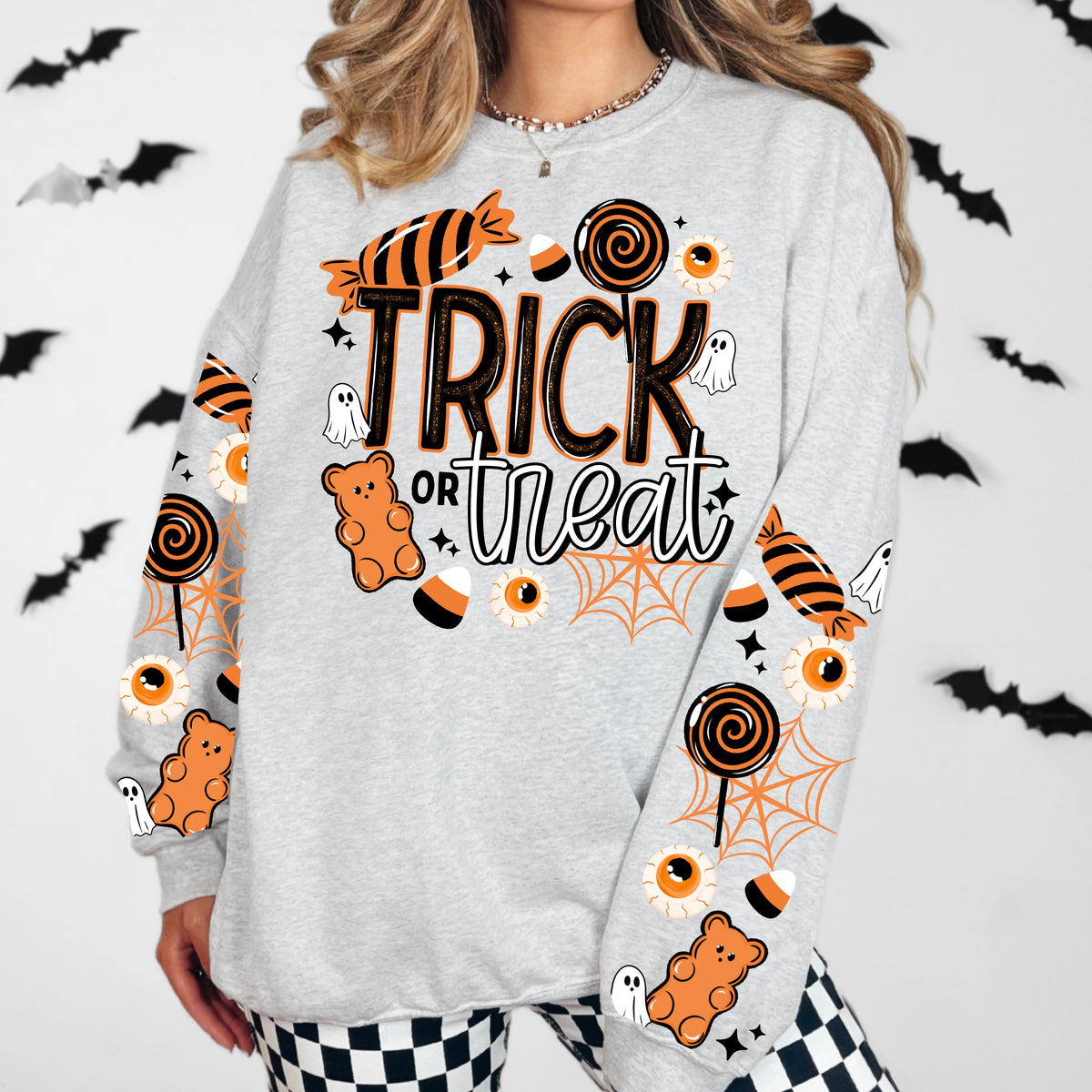 Trick or Treat w/ sleeve PNG