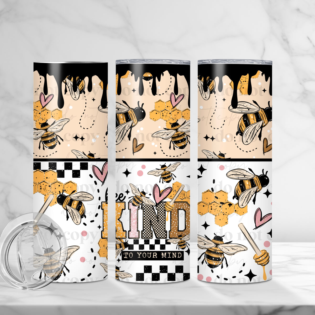 Bee Kind to your Mind Tumbler Wrap