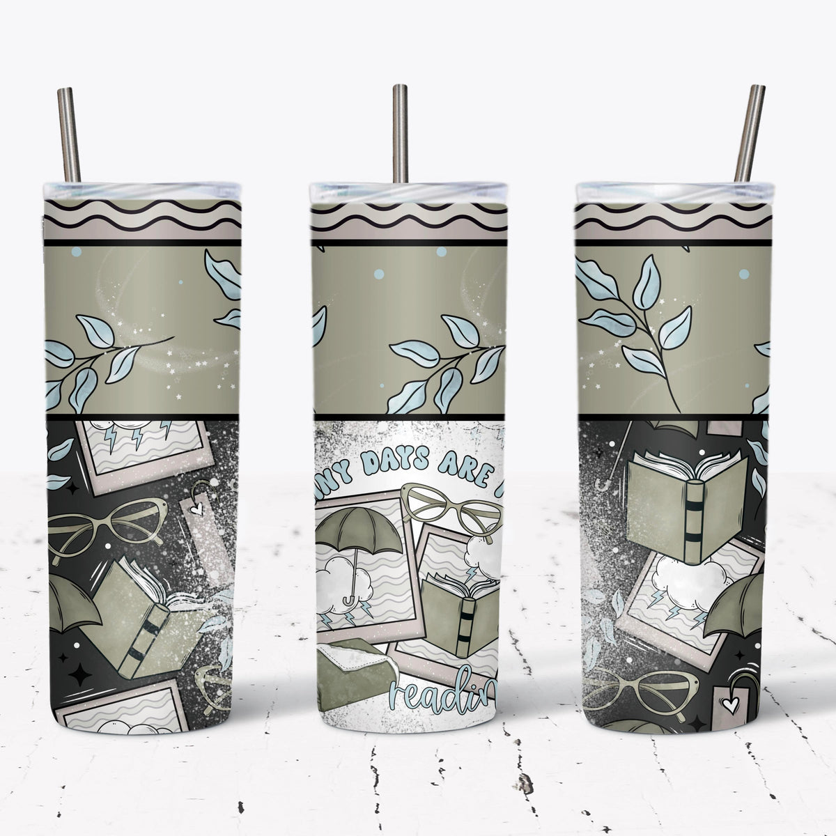 Rainy Days Tumbler Wrap