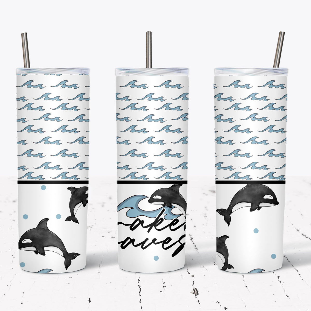 Make Waves Tumbler Wrap