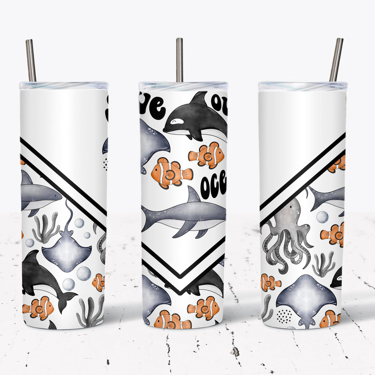 Save Our Oceans Tumbler Wrap