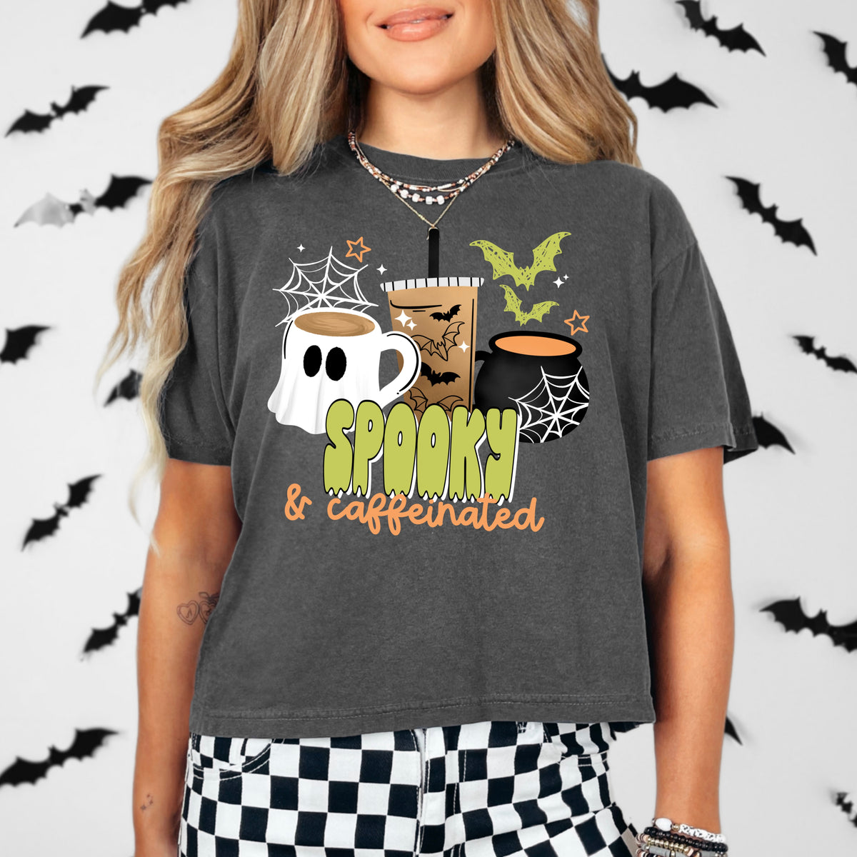 Spooky & Caffeinated PNG