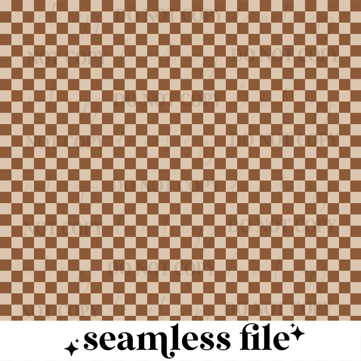 Brown Checker Seamless