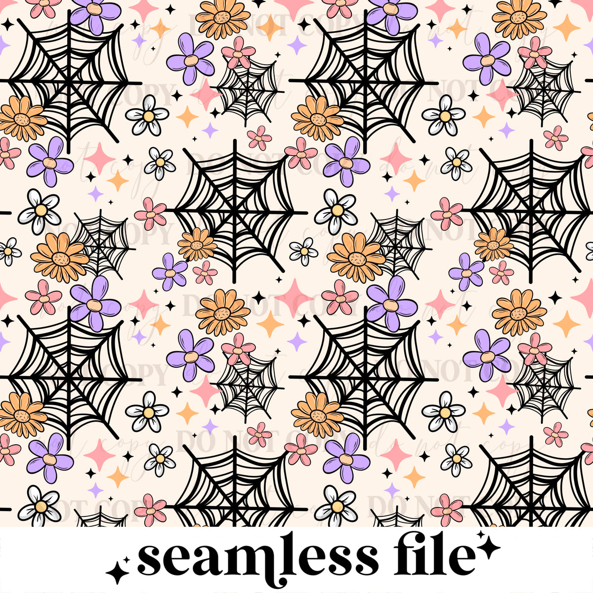 Floral Web Seamless