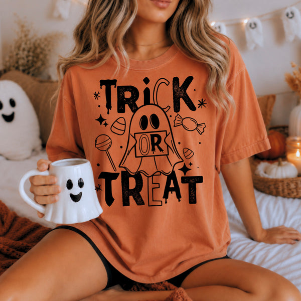 Trick or Treat Single Color PNG