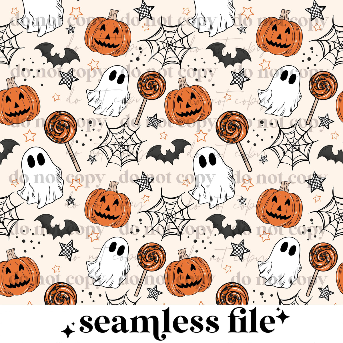 Spooky Things Seamless