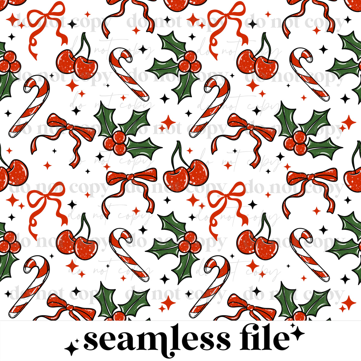 Holly Jolly Seamless