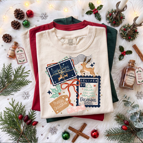 Christmas Postage w/ Sleeves PNG