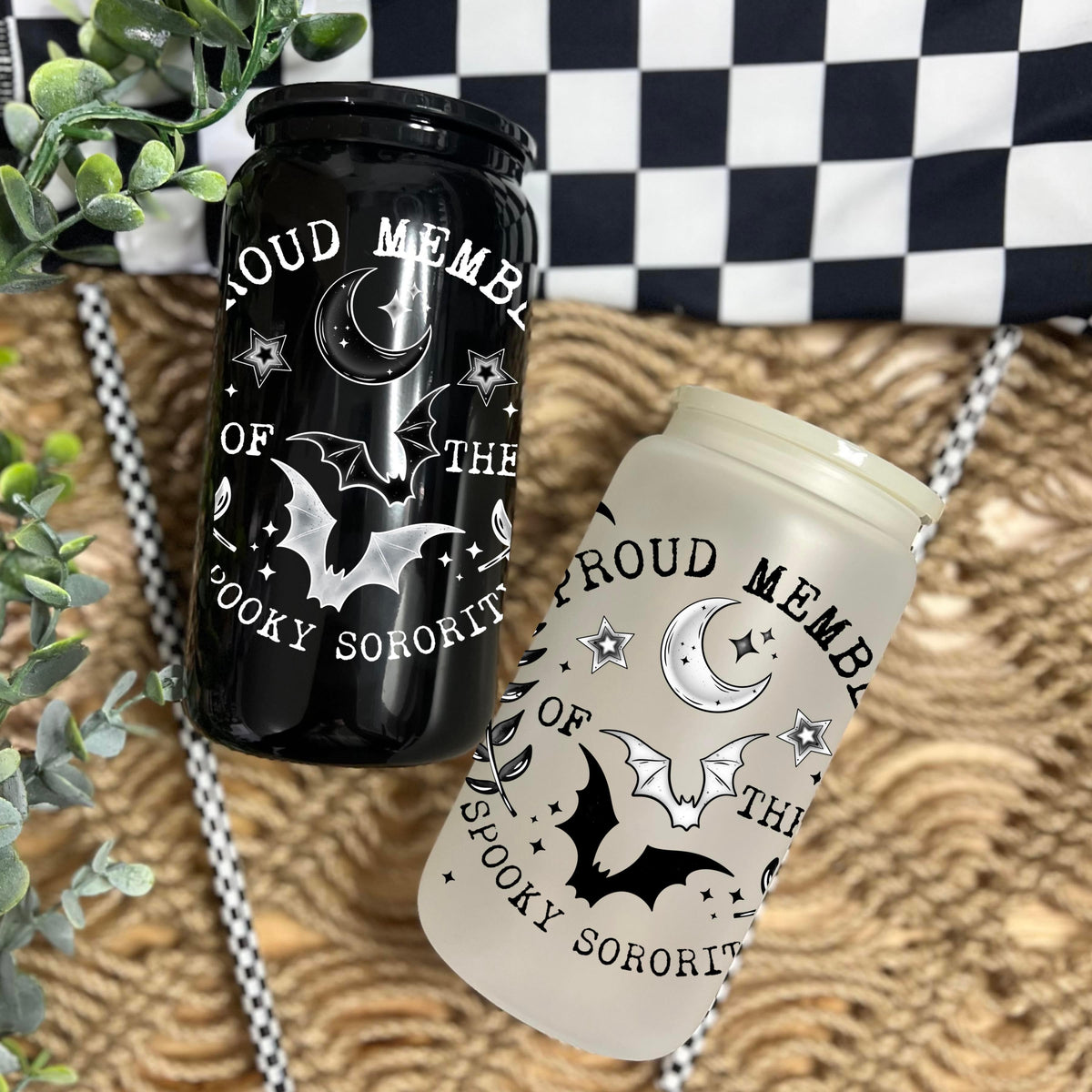 Spooky Sorority 16oz Glass Wrap (2 variants)